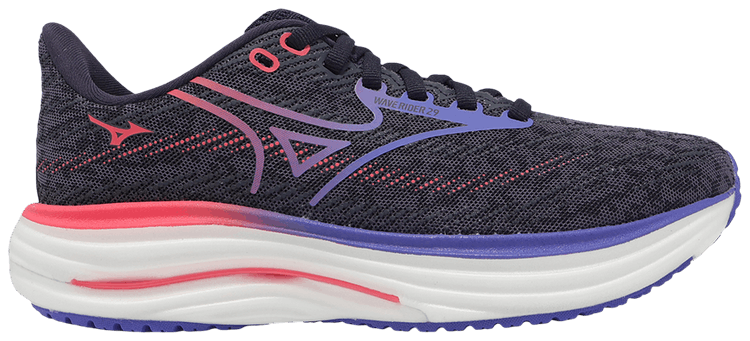 Mizuno Wmns Wave Rider 29 Super Wide Navy Purple