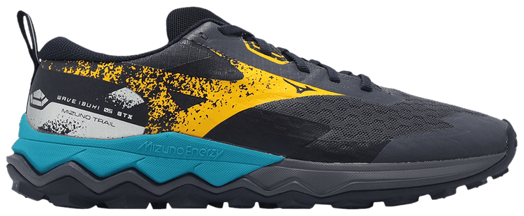 Mizuno Wave Ibuki 5 GORE TEX Odyssey Grey Citrus Baritone Blue