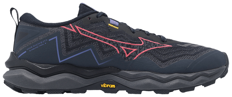 Mizuno Wmns Wave Daichi 9 GORE TEX Baritone Blue Calypso Coral