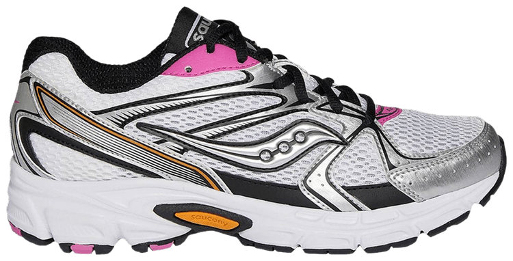Saucony Wmns Grid Ride Millennium White Orange Pink Foot Locker Exclusive