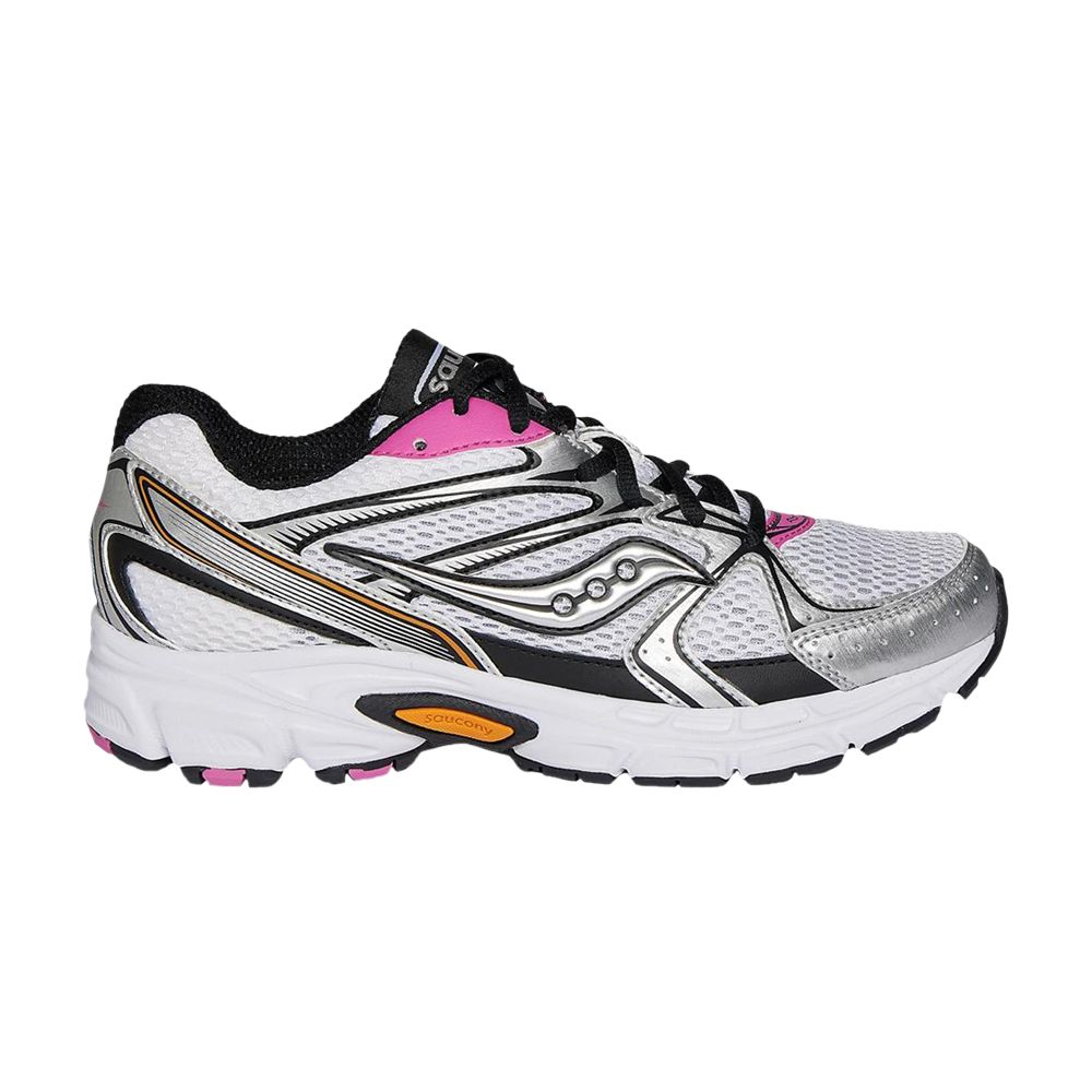 Pre-owned Saucony Wmns Grid Ride Millennium 'white Orange Pink' Foot Locker Exclusive | Women's Size 9.5