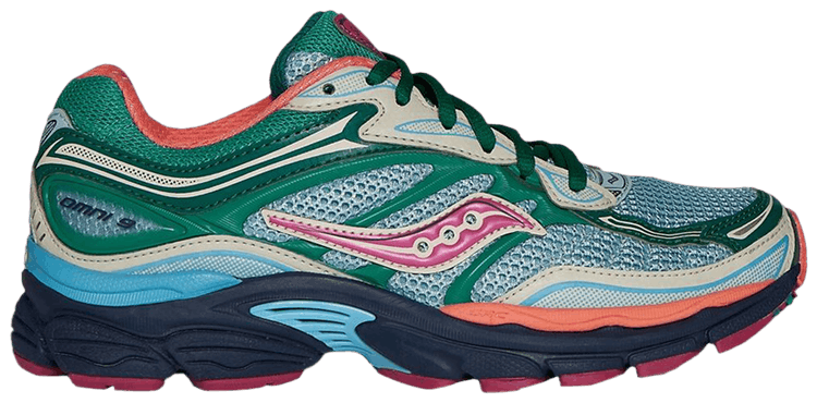 Saucony Wmns ProGrid Omni 9 Spruce Sterling Orange Foot Locker Exclusive