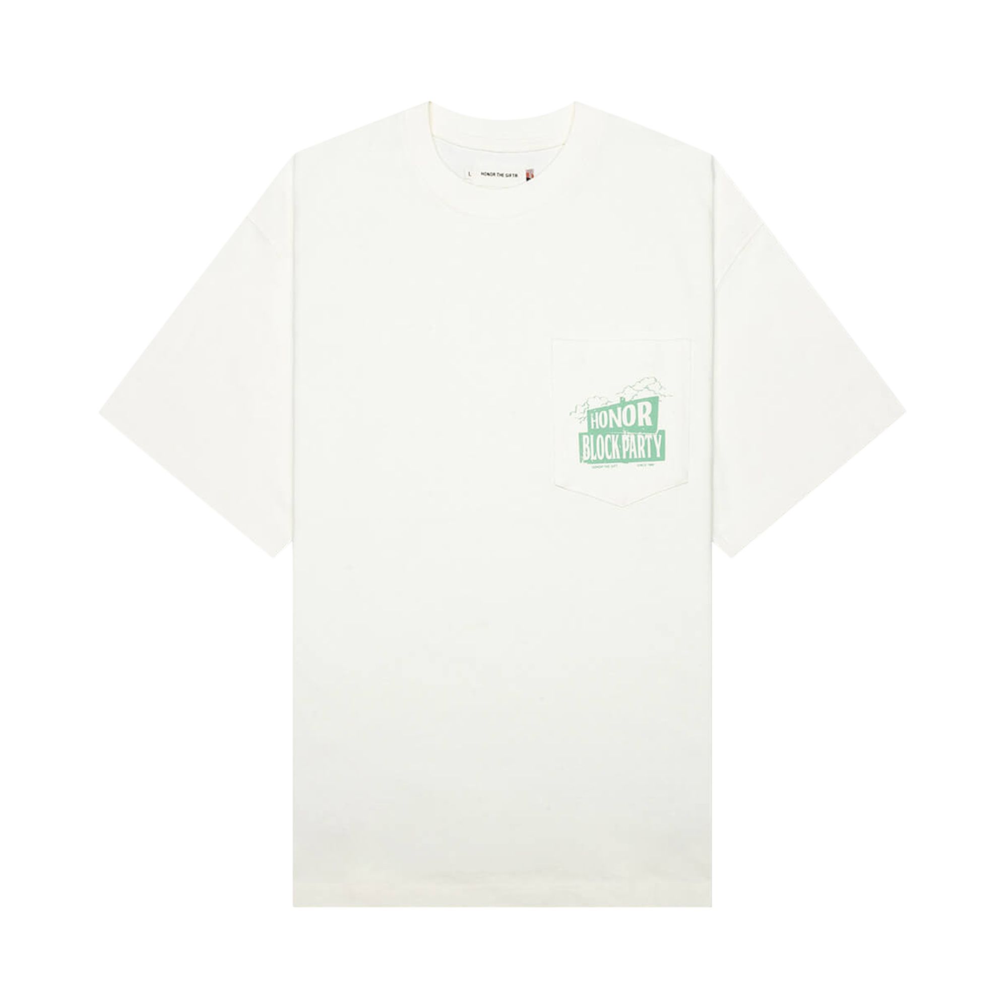 Pre-owned Honor The Gift 88 Block T-shirt 'bone' | White | Men's Size S