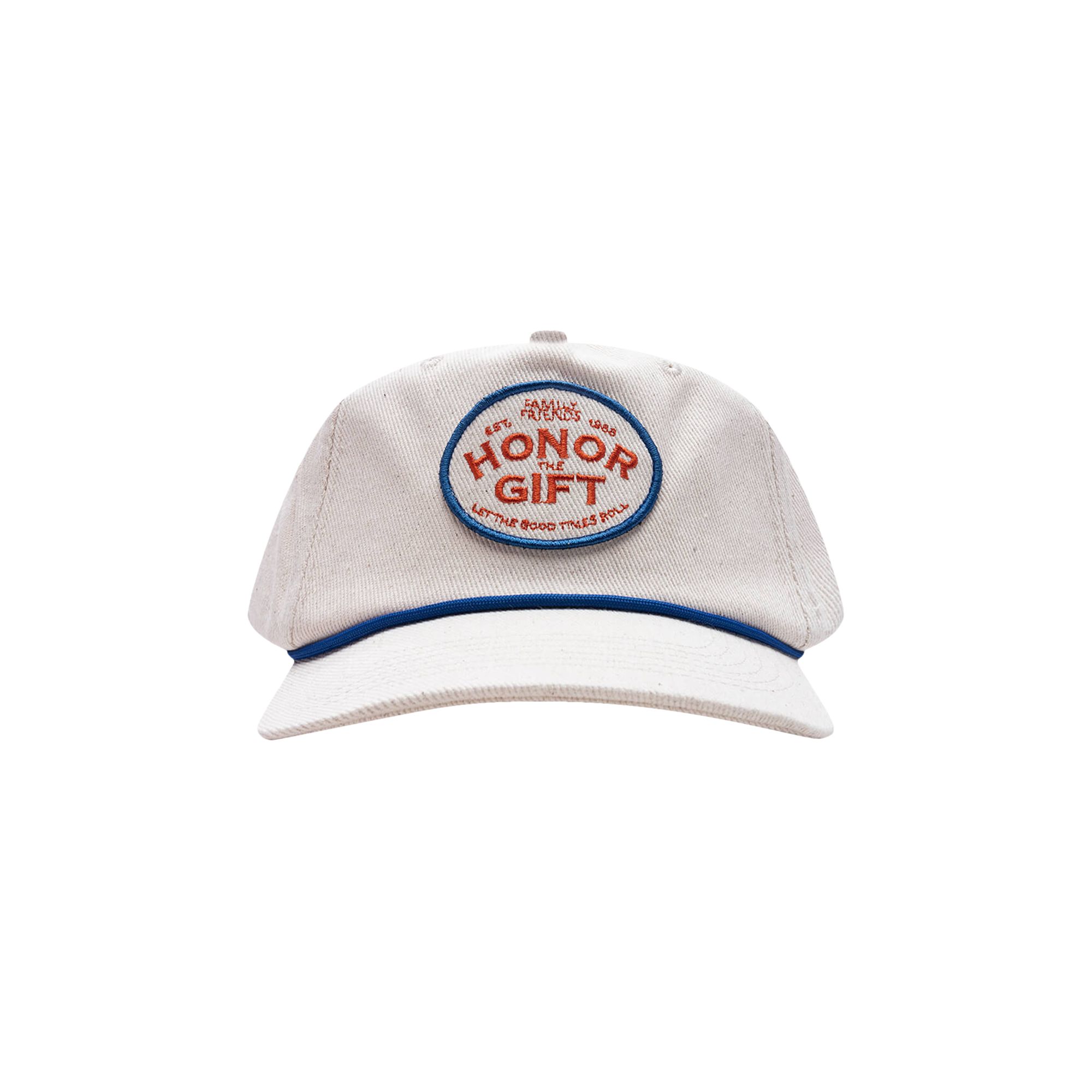 Pre-owned Honor The Gift Est 1988 Patch Trucker Cap 'bone' | White | Men's Size Onesize