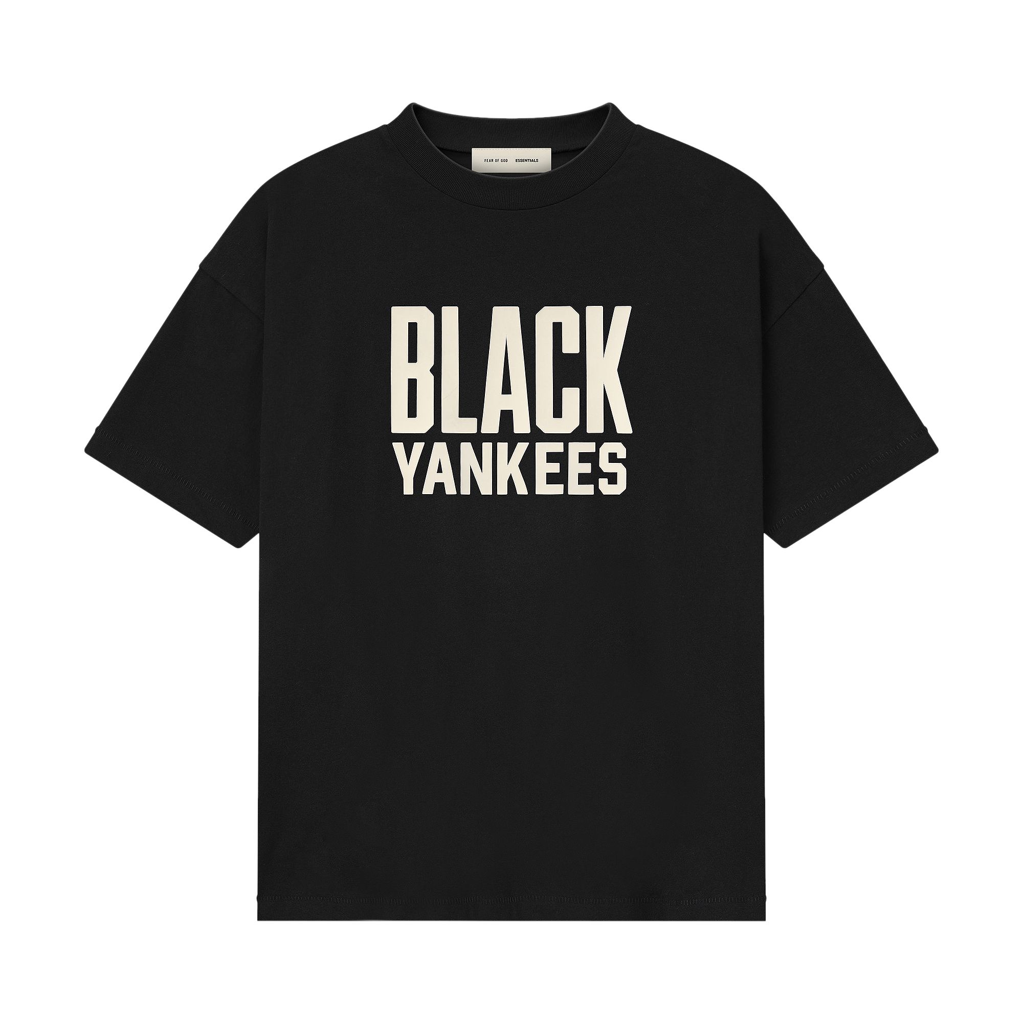 Pre-owned Essentials Fear Of God  Yankees Tee 'black' | Men's Size M