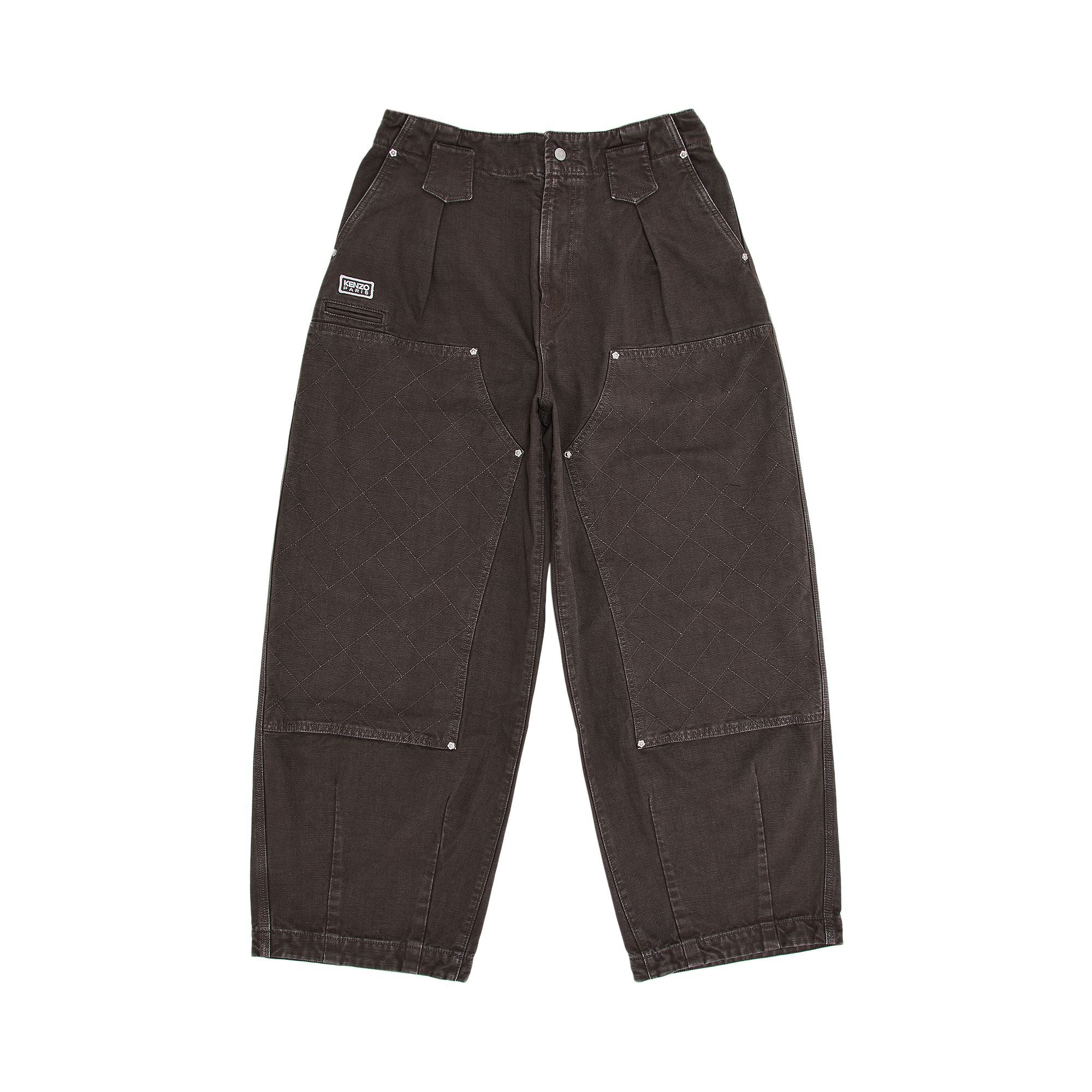 Pre-owned Kenzo Double Knee Pant 'taupe' | Brown | Men's Size 40
