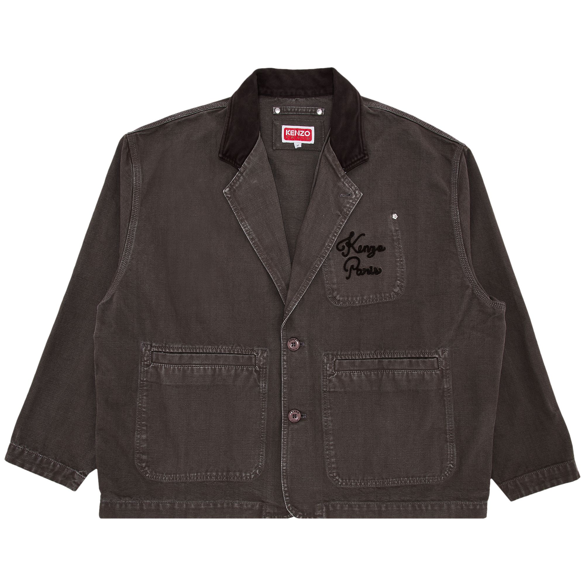 Pre-owned Kenzo Paris Chainstitch Workwear Jacket 'taupe' | Brown | Men's Size S