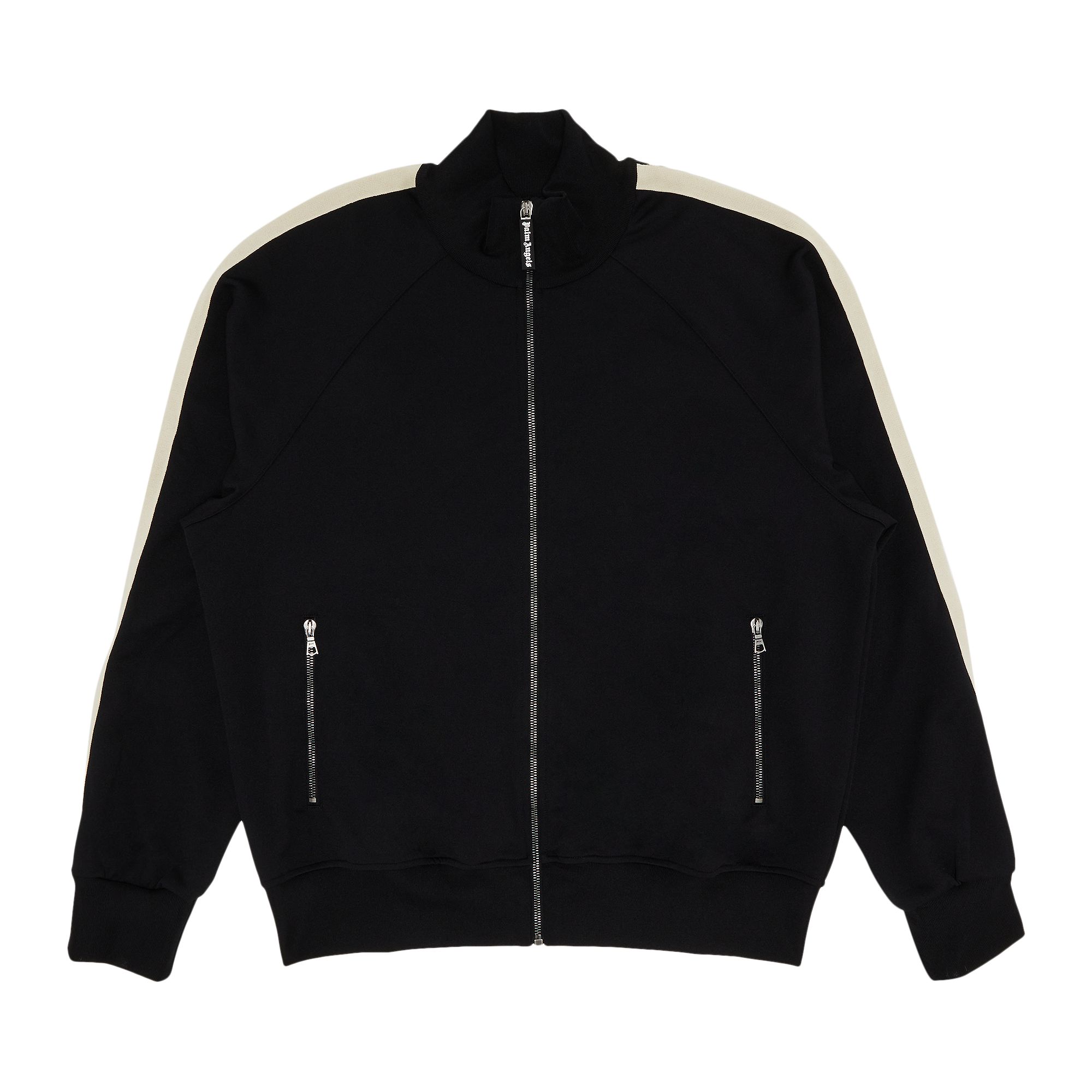 Pre-owned Palm Angels Performance Zip-up Track Jacket 'black/orange' | Men's Size L