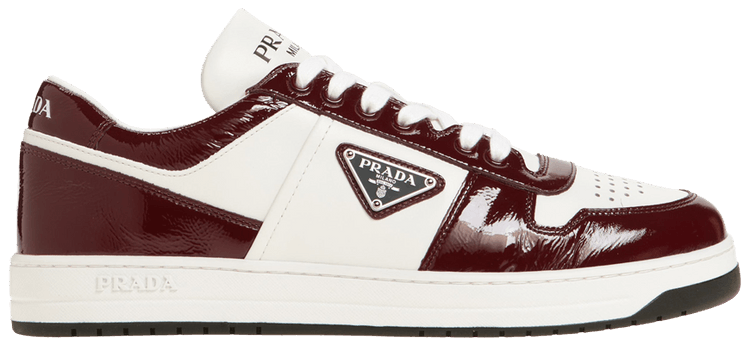 Prada Downtown Leather White Purple