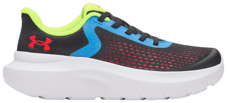 Under Armour Rogue 5 AL PS Black High Vis Yellow Racer Red