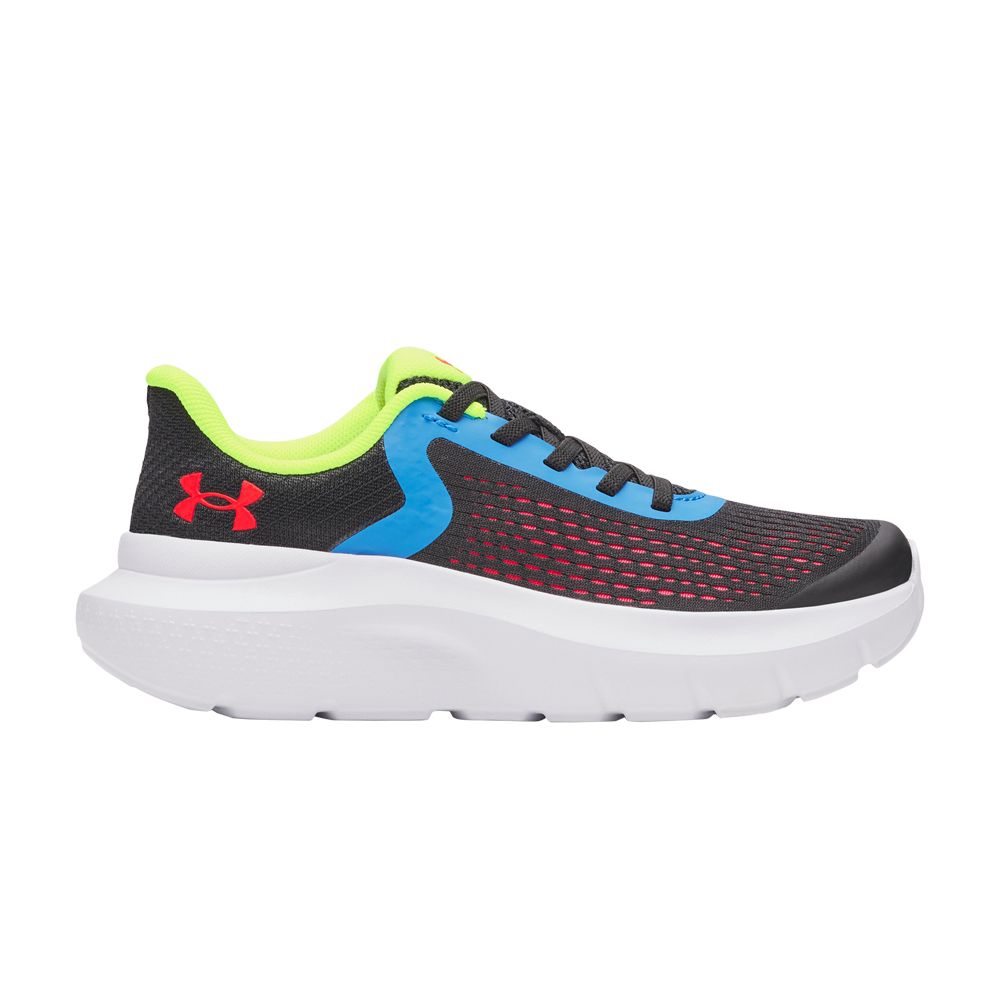 Pre-owned Under Armour Rogue 5 Al Ps 'black High Vis Yellow Racer Red' | Kid's Size 11
