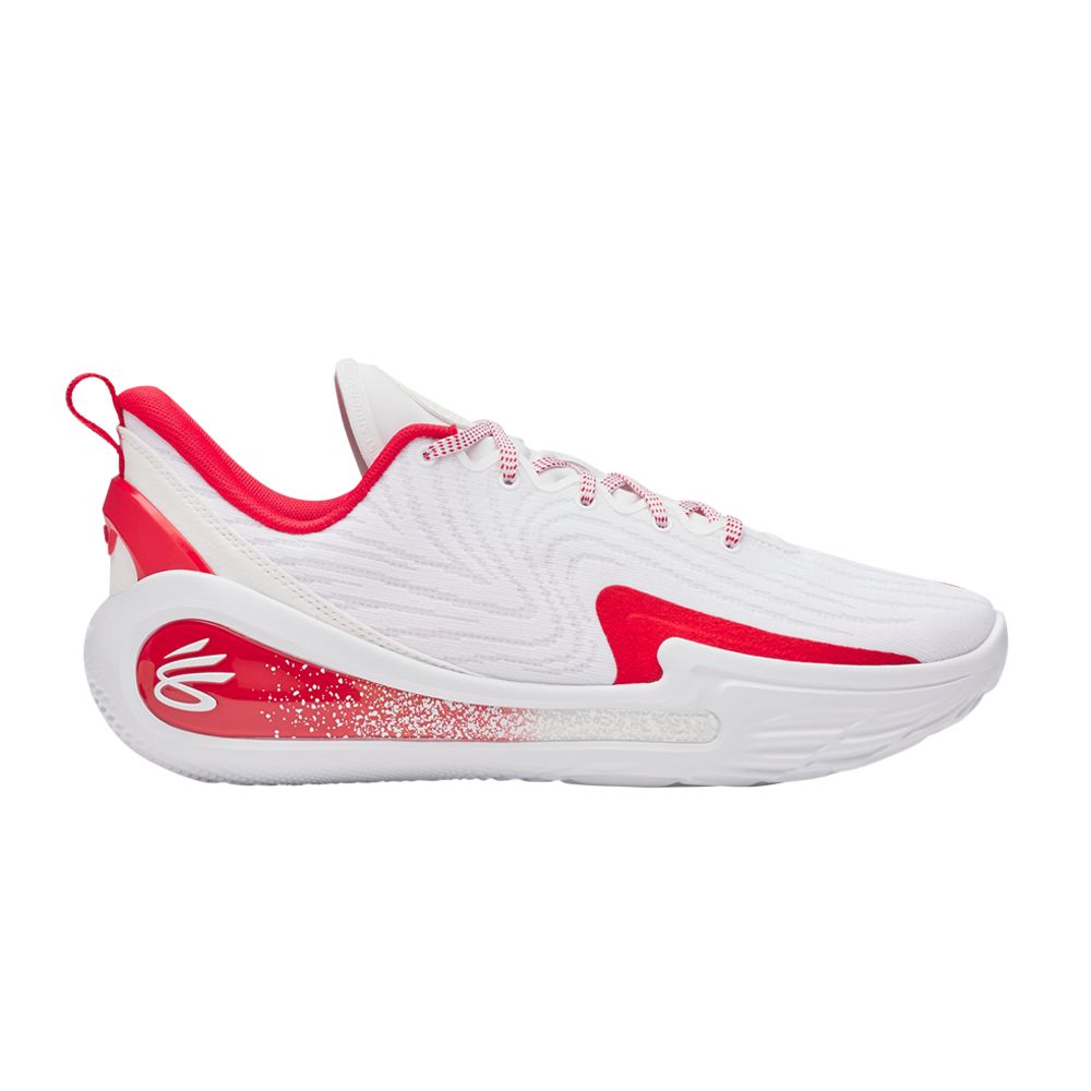 Pre-owned Curry Brand Curry Flow 12 Team 'white Red' | Men's Size 13