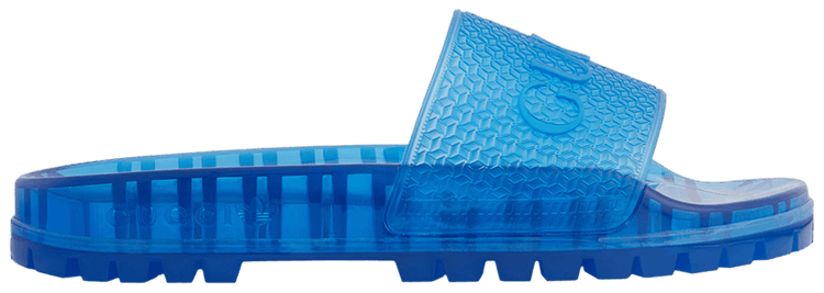 Adidas x Gucci Slide Transparent Blue