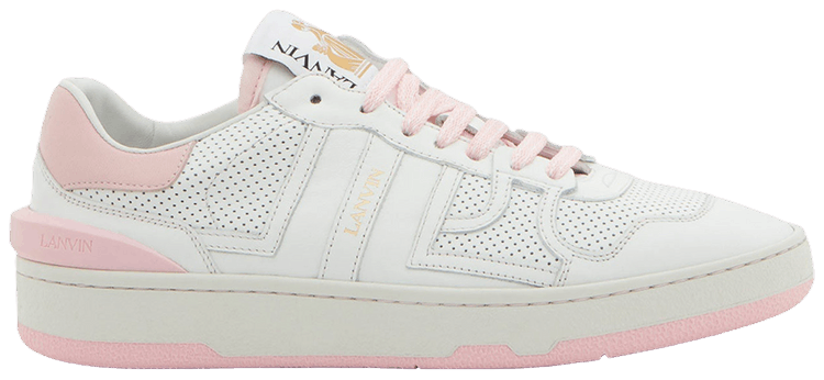 Lanvin Wmns Clay Low White Pink