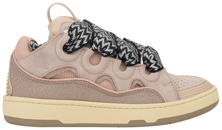 Lanvin Wmns Curb Sneakers Pink Glitter
