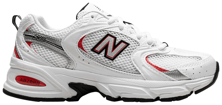 New Balance 530 White Blast Red
