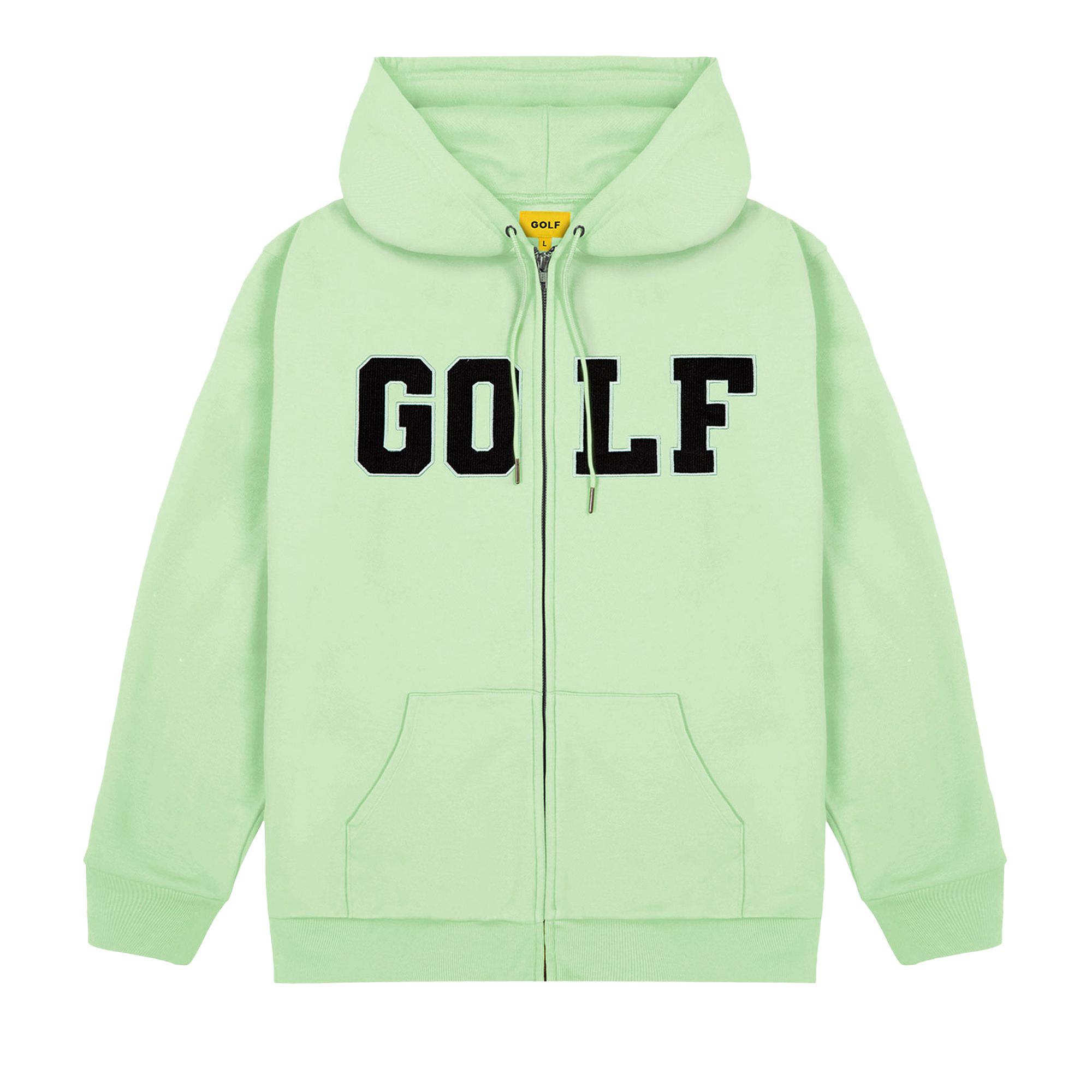 Pre-owned Golf Wang College Cord Zip Up Hoodie 'mint' | Green | Men's Size M