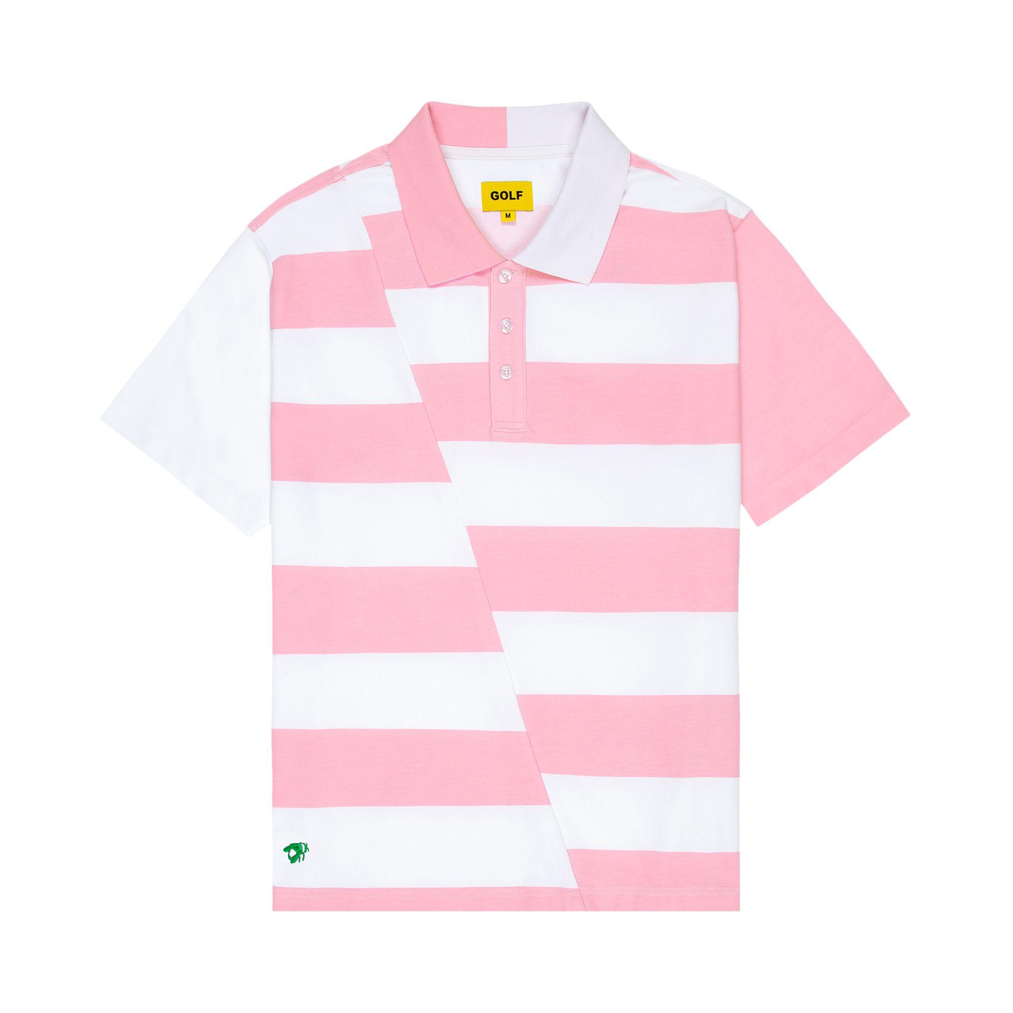 Pre-owned Golf Wang Shift Short-sleeve Polo 'pink/white' | Men's Size S