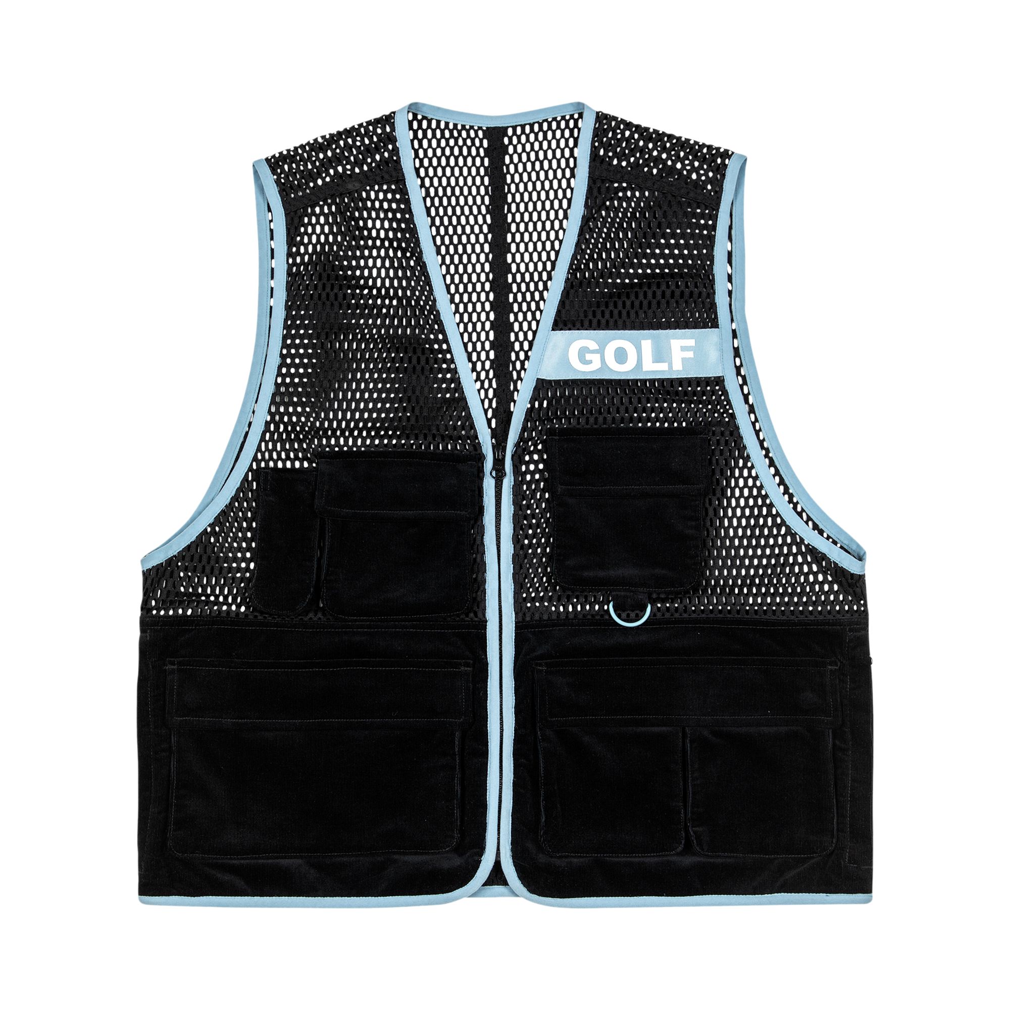 Pre-owned Golf Wang Apex Vest 'black/light Blue' | Men's Size S