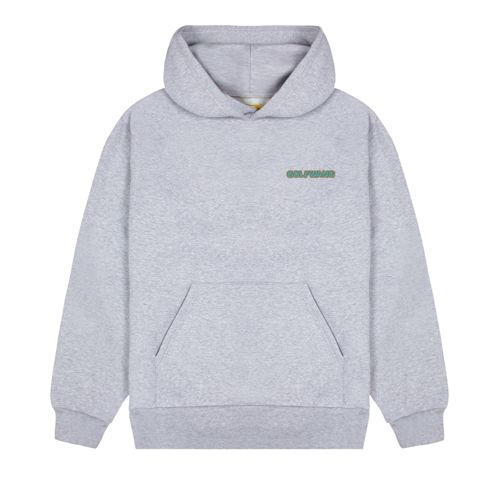 Pre-owned Golf Wang No Nukes Pixel Hoodie 'ash Heather' | Grey | Men's Size M In Gray