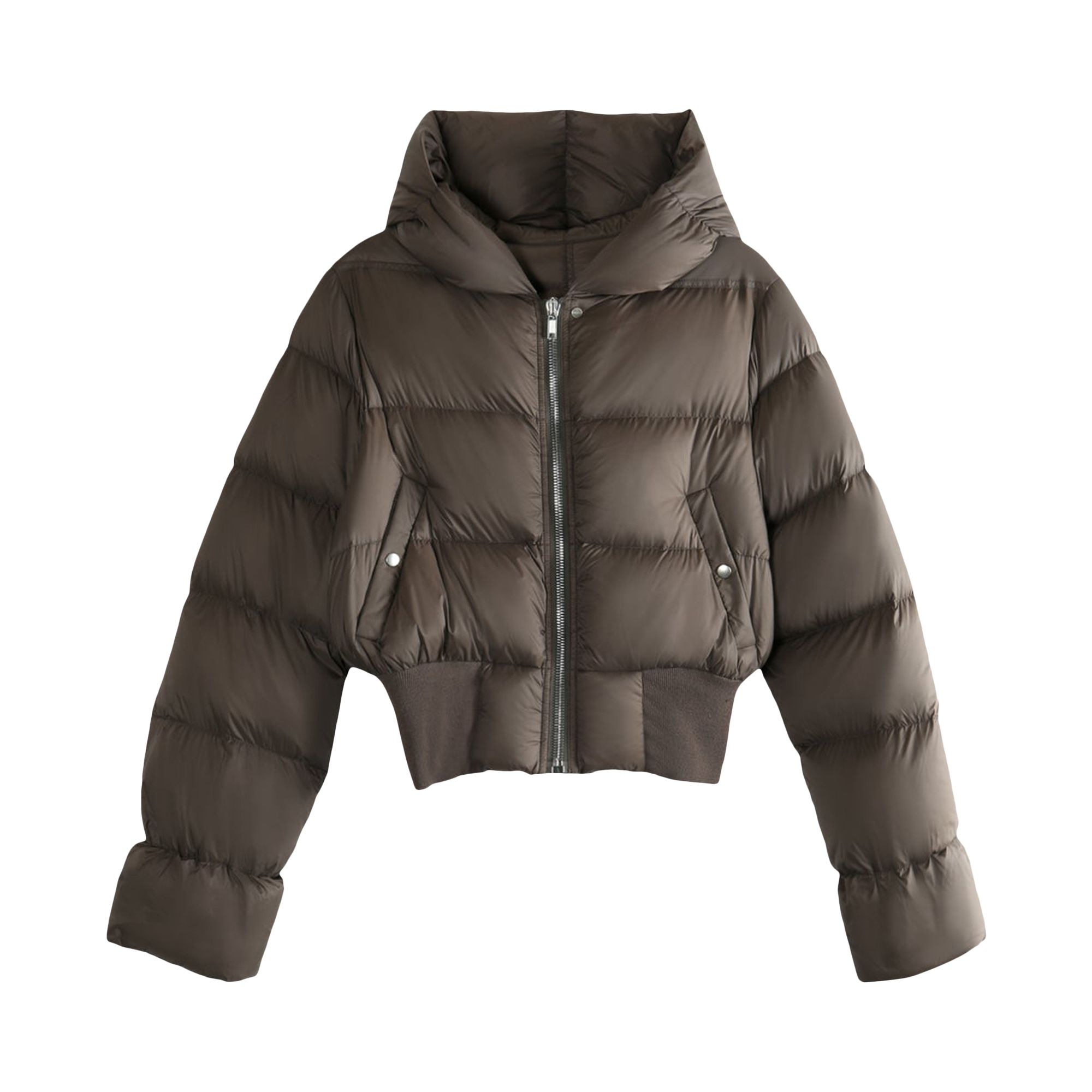 Pre-owned Rick Owens Hooded Jacket 'dark Dust' | Grey | Women's Size 40 In Gray