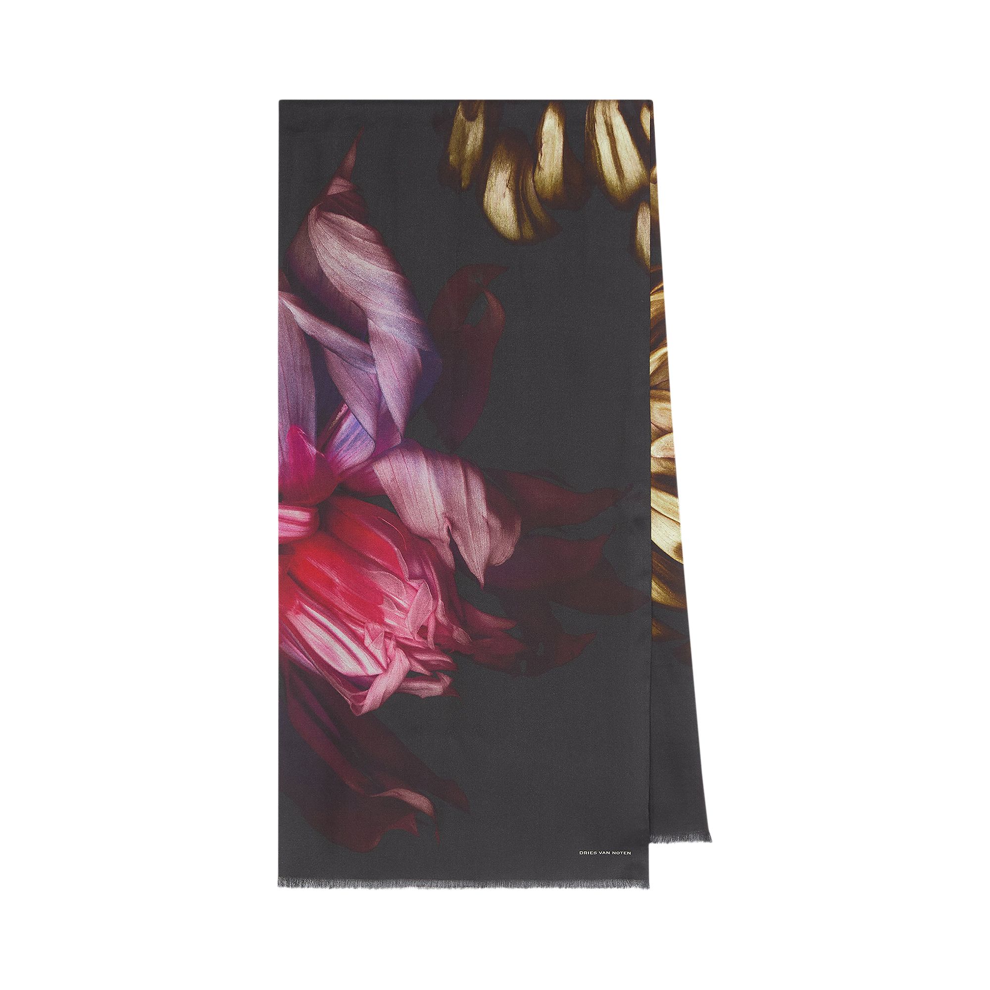Pre-owned Dries Van Noten Fabel M.w Scarf 'dessin A' | Multi-color | Men's Size Onesize