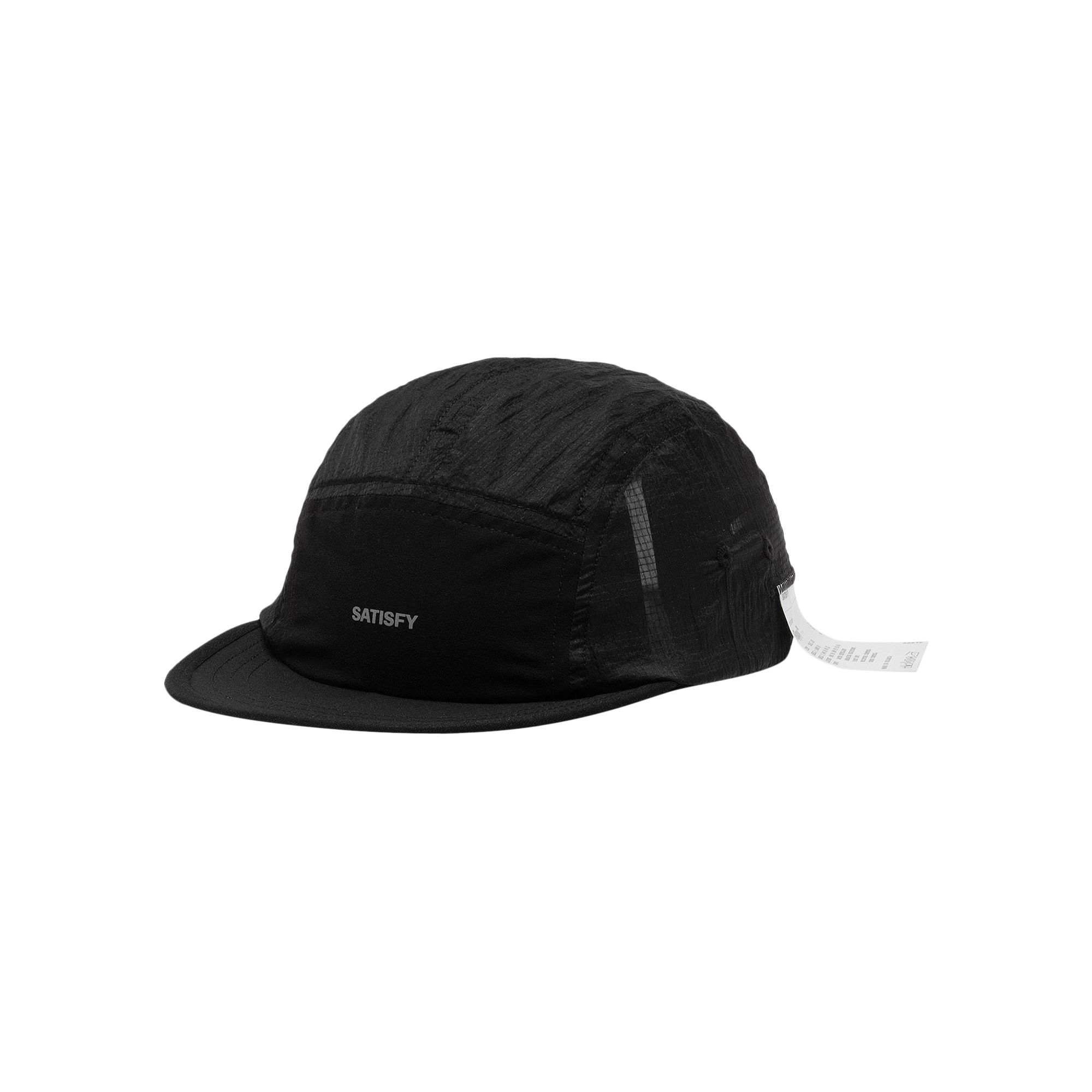 Pre-owned Satisfy Rippy Trail Cap 'black' | Men's Size Onesize