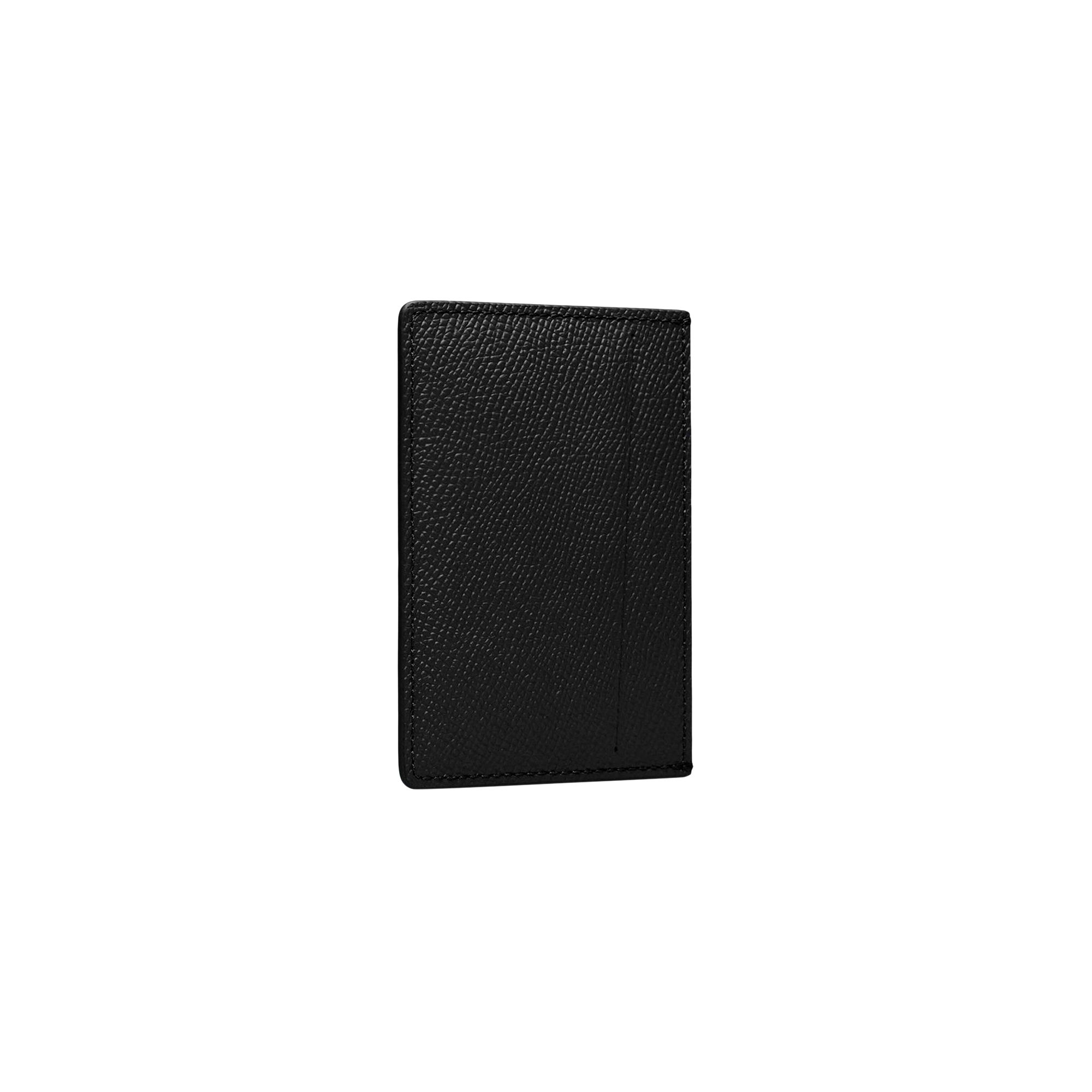 Pre-owned Maison Margiela Four Stitches Vertical Card Holder 'black' | Men's Size Onesize