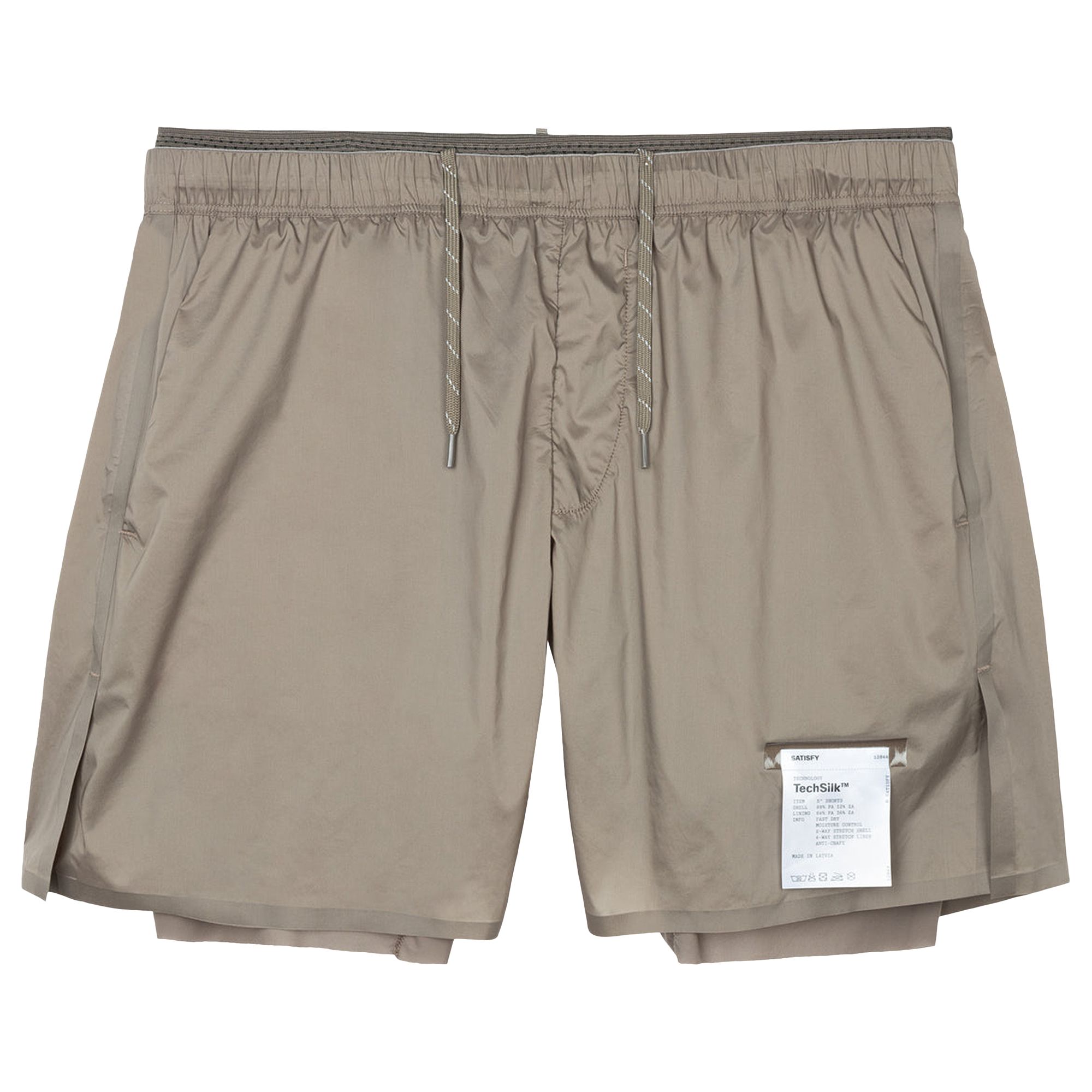Pre-owned Satisfy Techsilk 5 Inch Shorts 'falcon' | Brown | Men's Size S