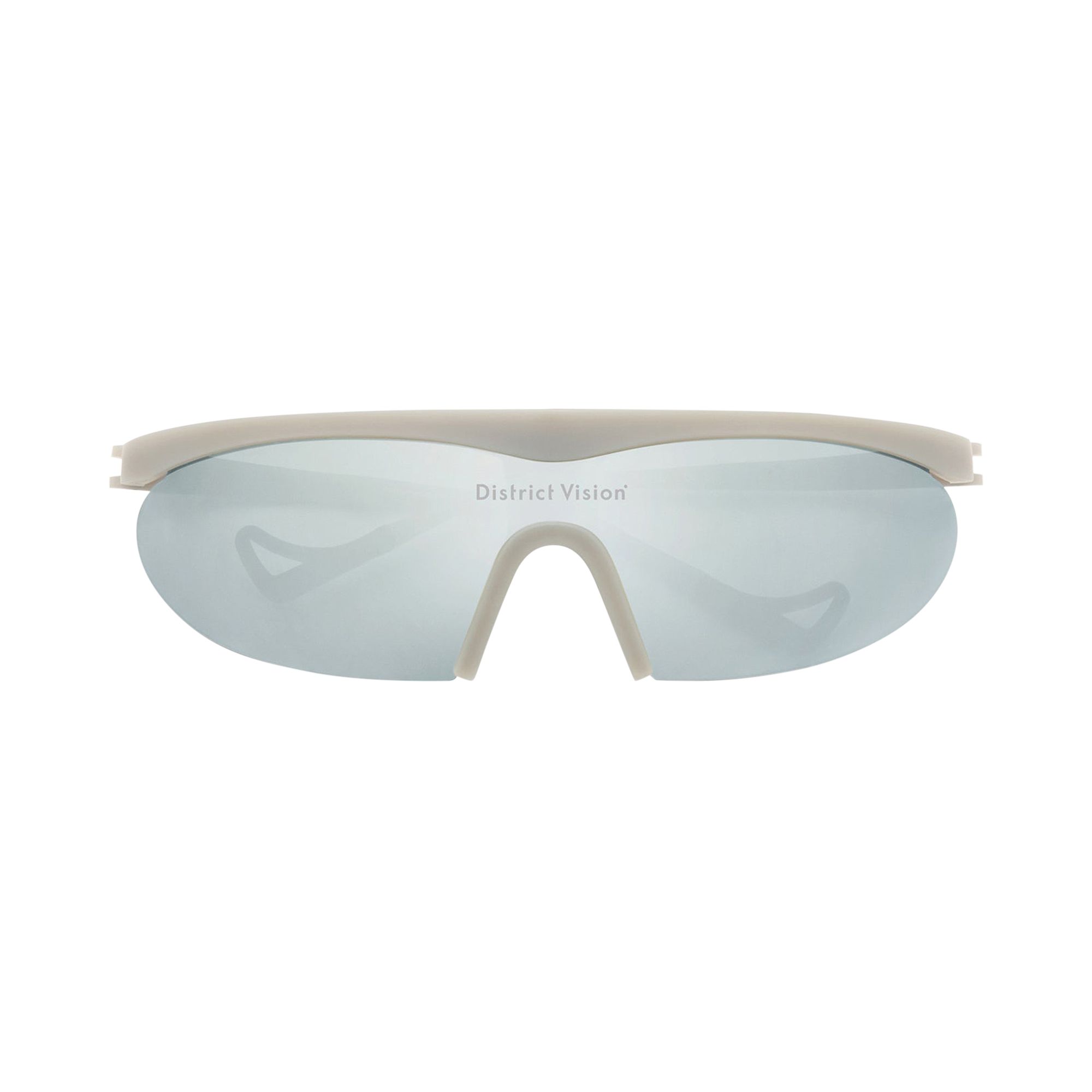 Pre-owned District Vision Koharu Eclipse Sunglasses 'flint/silver Flash Mirror' | Grey | Men's Size Onesize In Gray