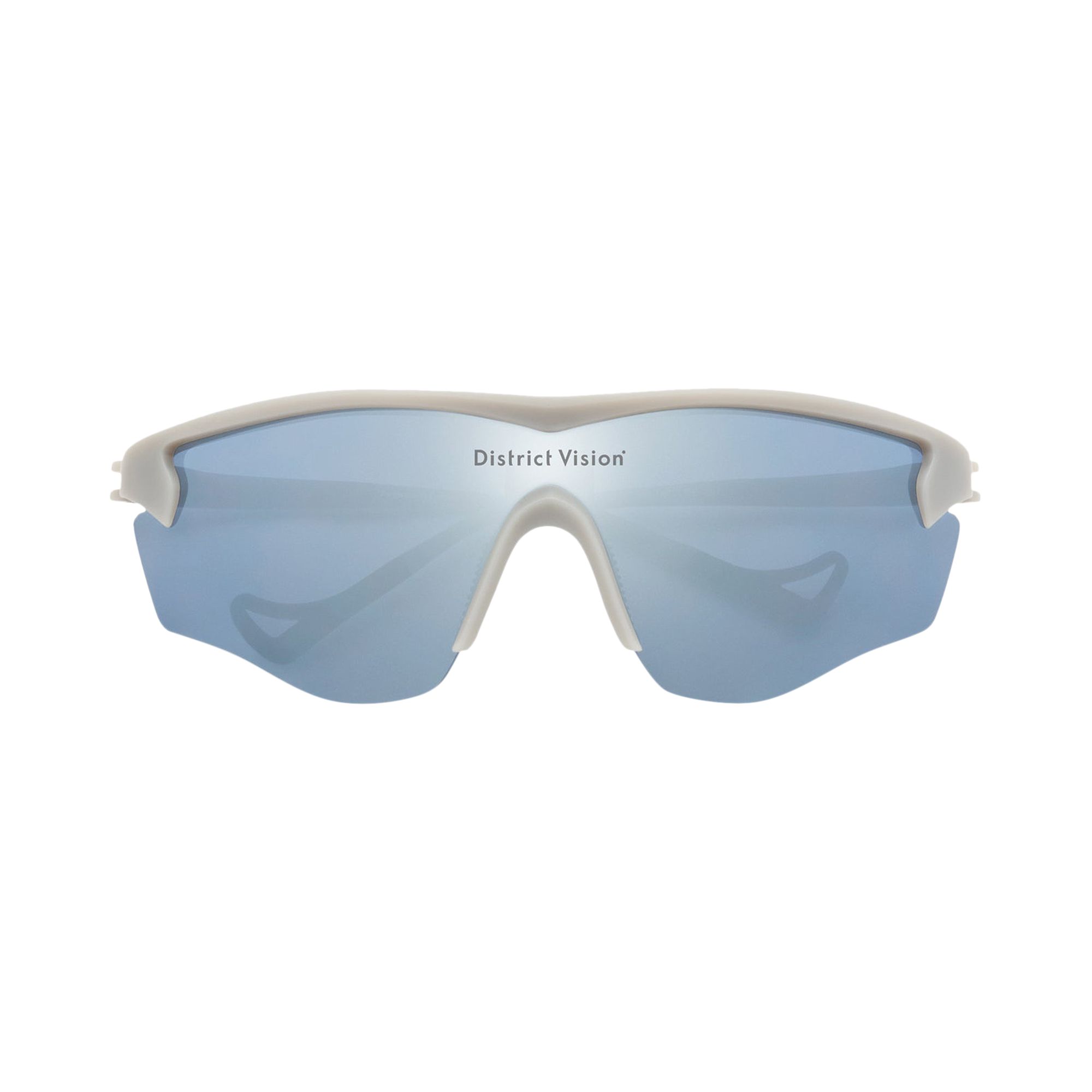 Pre-owned District Vision Junya Racer Sunglasses 'flint/silver Flash' | Grey | Men's Size Onesize In Gray