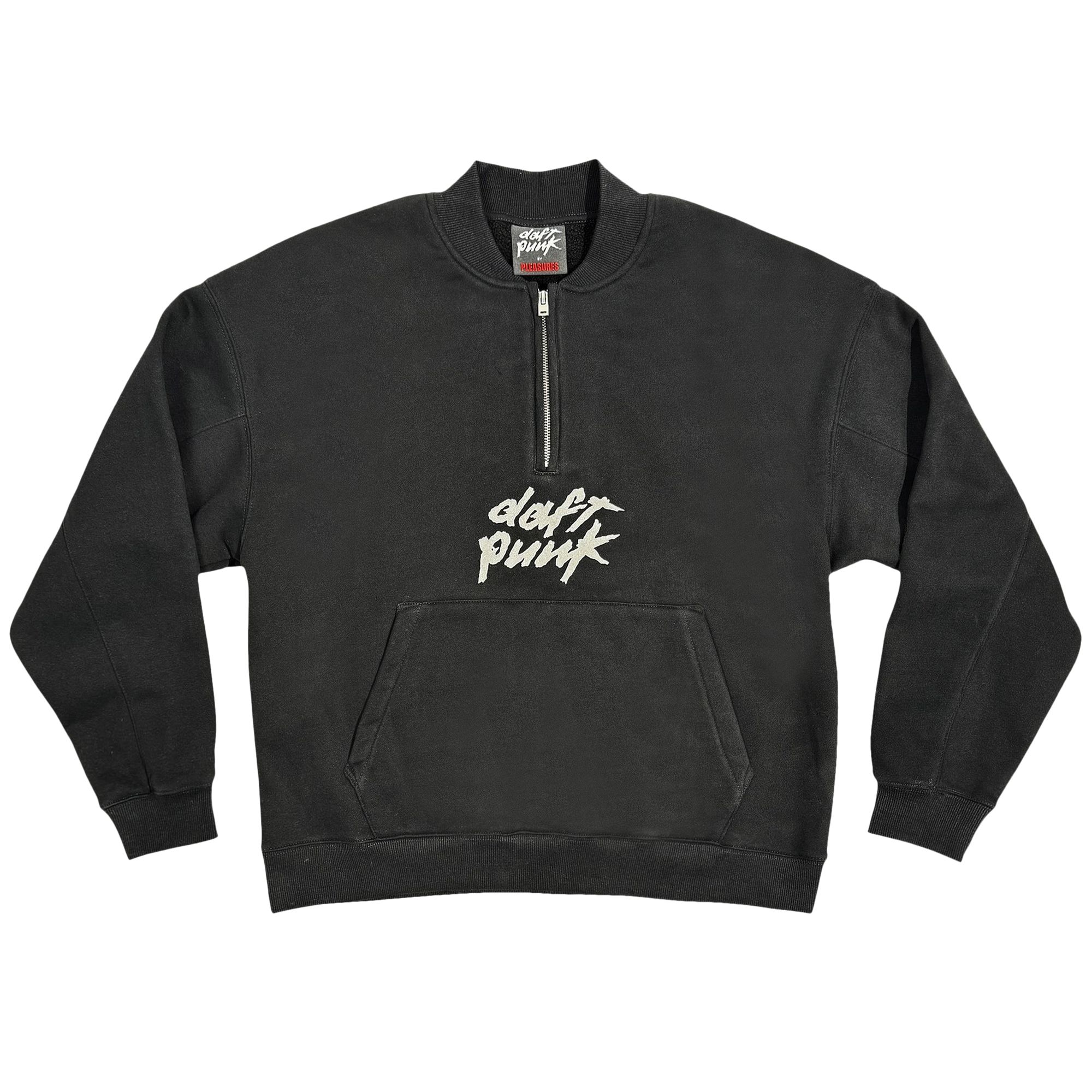 Pre-owned Pleasures Primetime Quarter Zip 'black' | Men's Size L