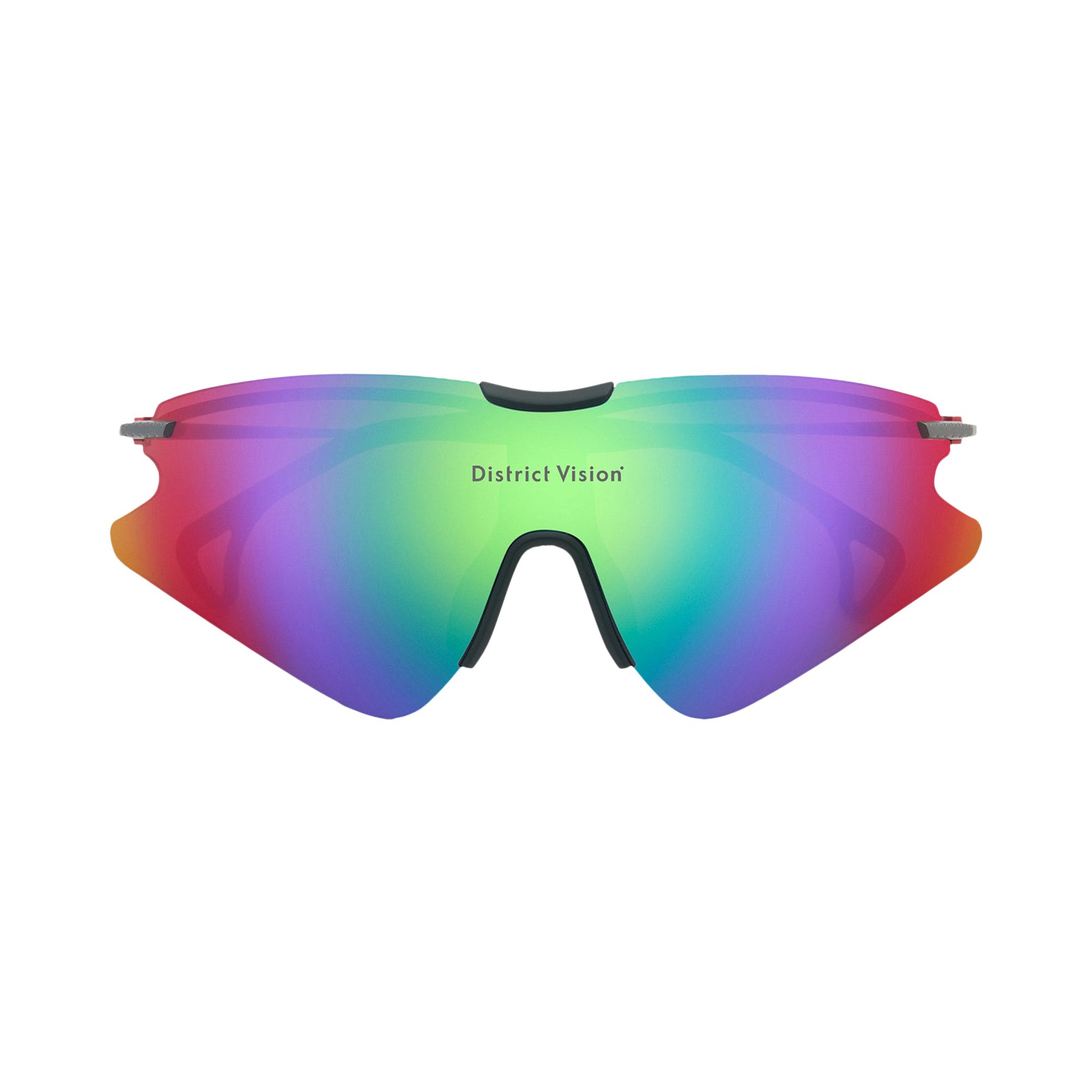 Pre-owned District Vision Kohei Aero Blade Ti Sunglasses 'graphite/opal' | Grey | Men's Size Onesize In Gray