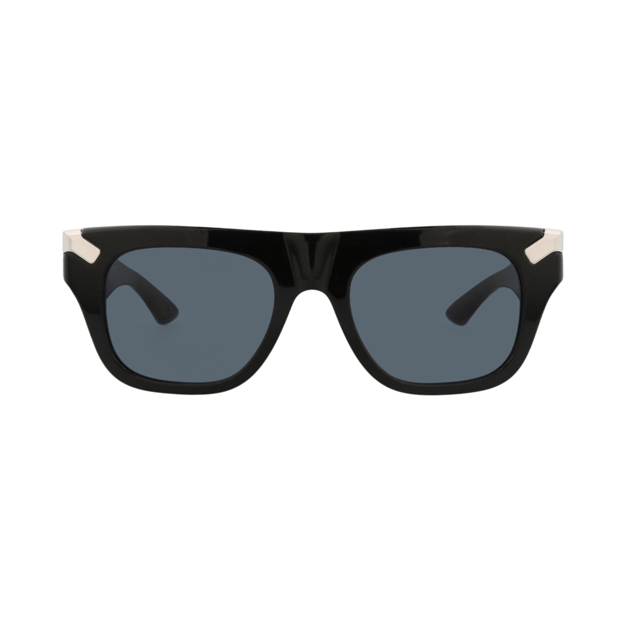 Pre-owned Alexander Mcqueen Square Sunglasses 'black/blue' | Men's Size Onesize