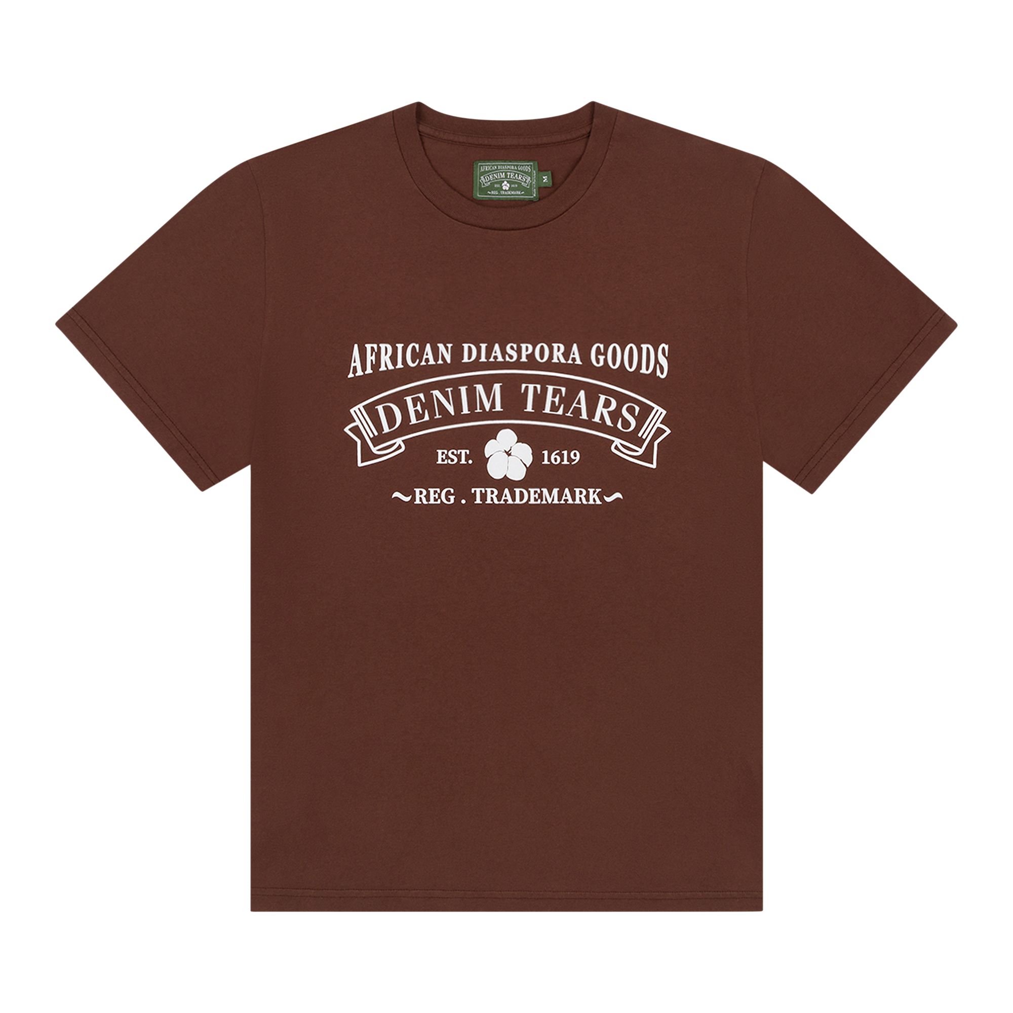 Pre-owned Denim Tears Adg Tee 'brown' | Men's Size L