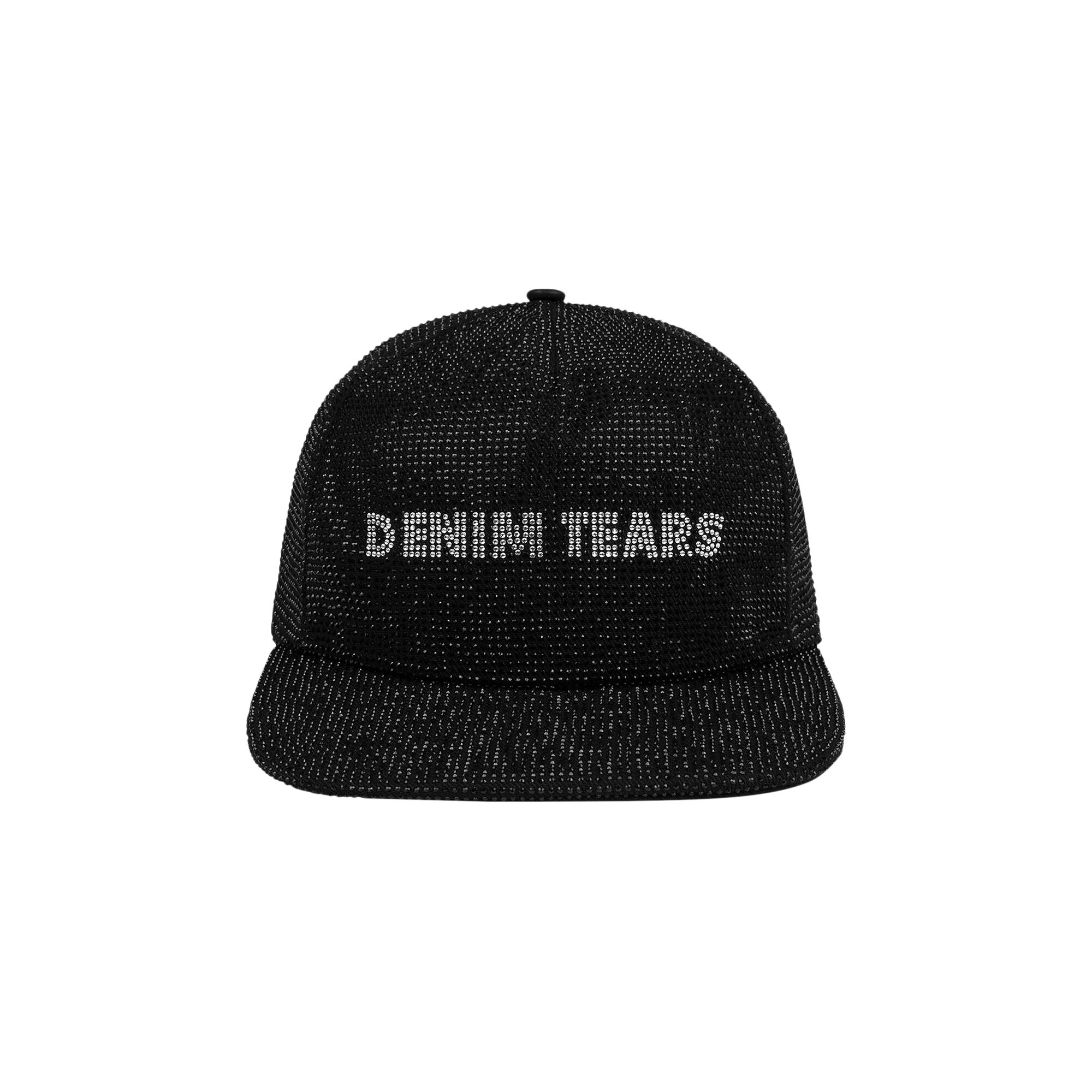 Pre-owned Denim Tears Strass Logo Cap 'black' | Men's Size Onesize