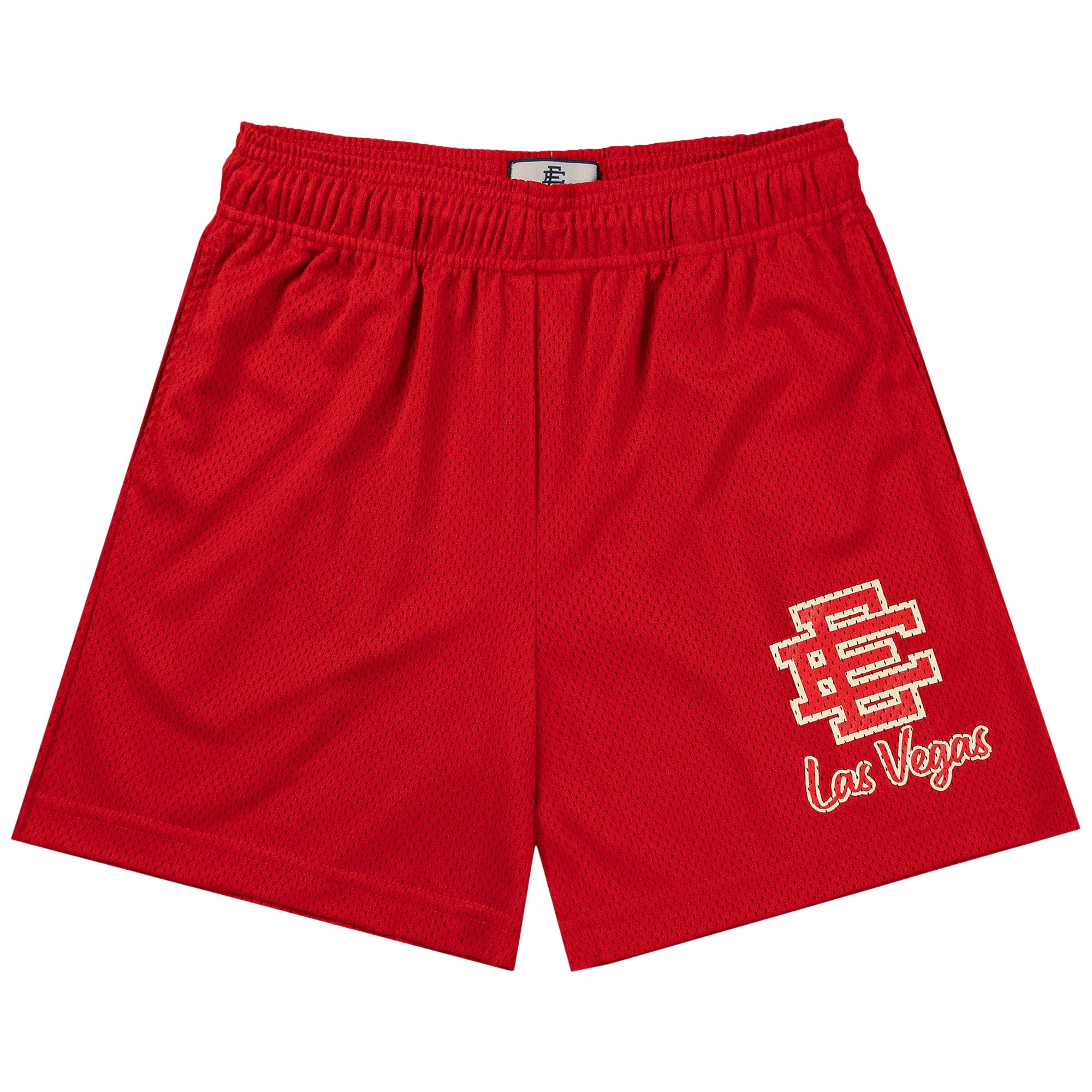 Pre-owned Eric Emanuel Ee Las Vegas Short | Red | Men's Size S