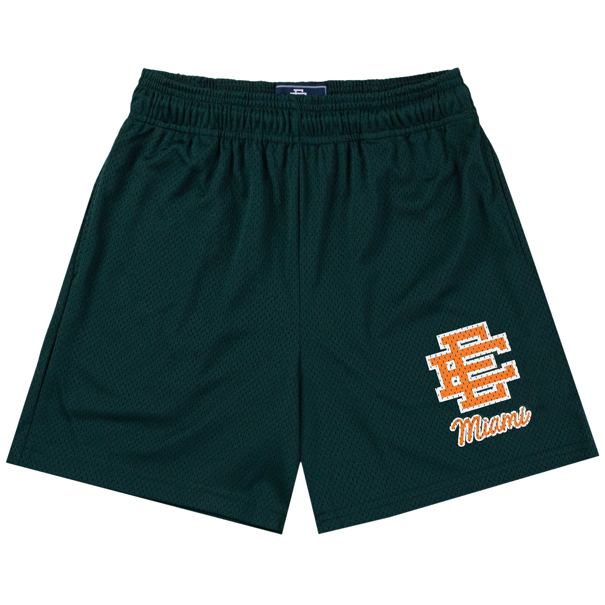Pre-owned Eric Emanuel Ee Miami Short | Green | Men's Size L