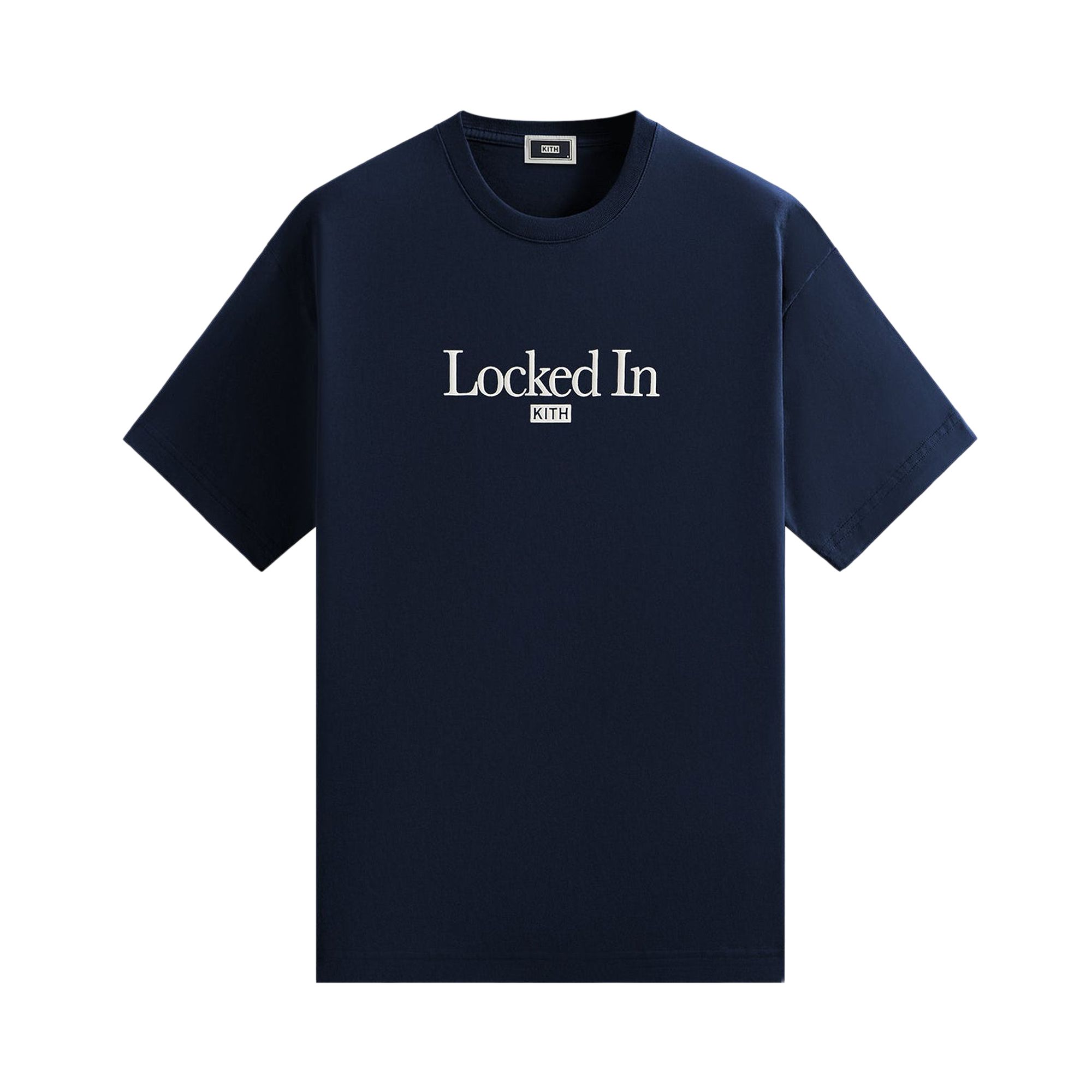 Pre-owned Kith Locked In Tee 'nocturnal' | Black | Men's Size M
