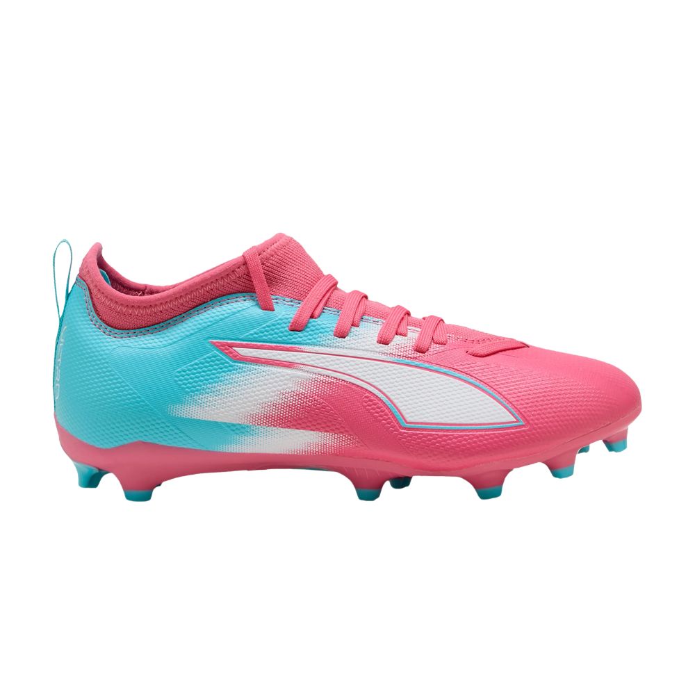 Pre-owned Puma Ultra Match 6 Fg Ag Big Kid 'recharge Pack' | Pink | Kid's Size 5.5