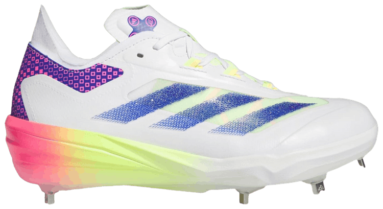 Adidas Adizero Impact Warp Speed   White Lucid Blue Pink
