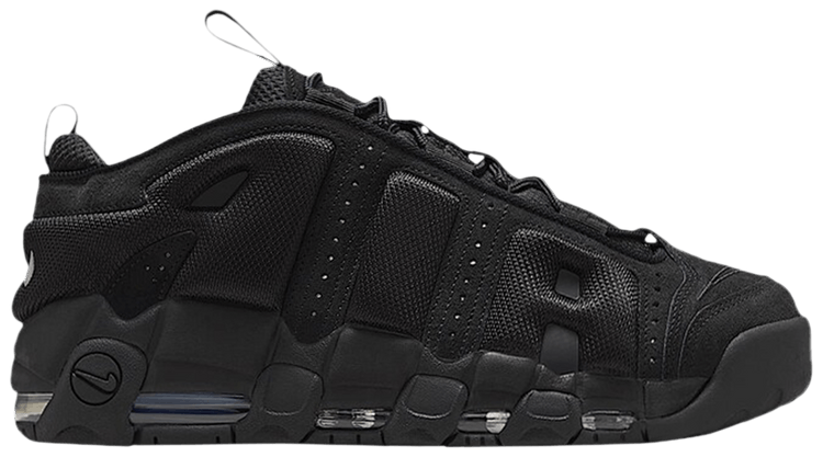 Buy Nike Air More Uptempo Low 'Triple Black' - IM6649 001 | GOAT