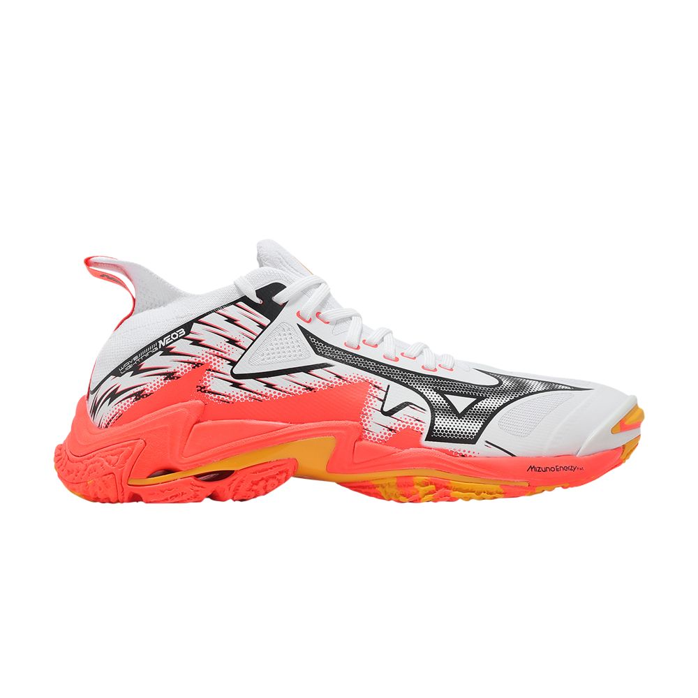 Pre-owned Mizuno Wave Lightning Neo 3 'daybreaker Pack' | White | Men's Size 10.5