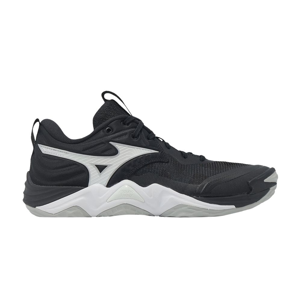 Pre-owned Mizuno Wave Momentum Elite 'black White' | Men's Size 9.5