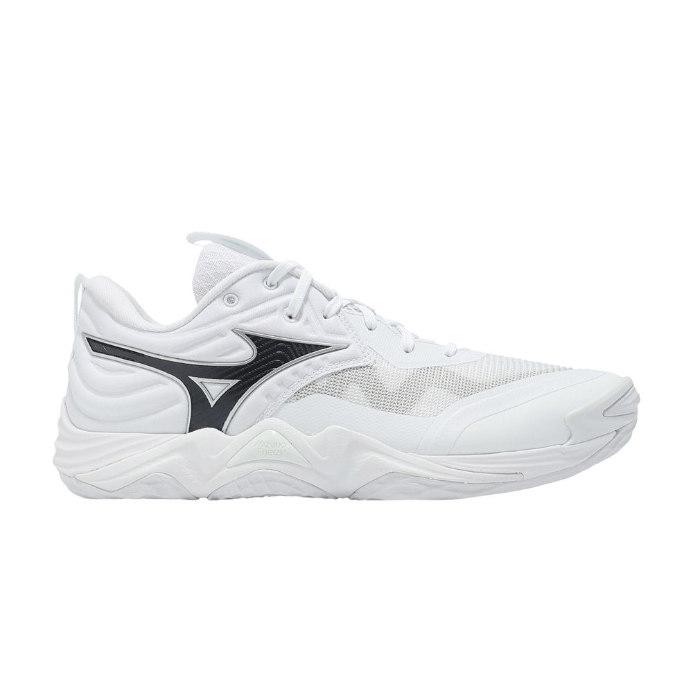 Pre-owned Mizuno Wave Momentum Elite Wide 'white Black' | Men's Size 7.5