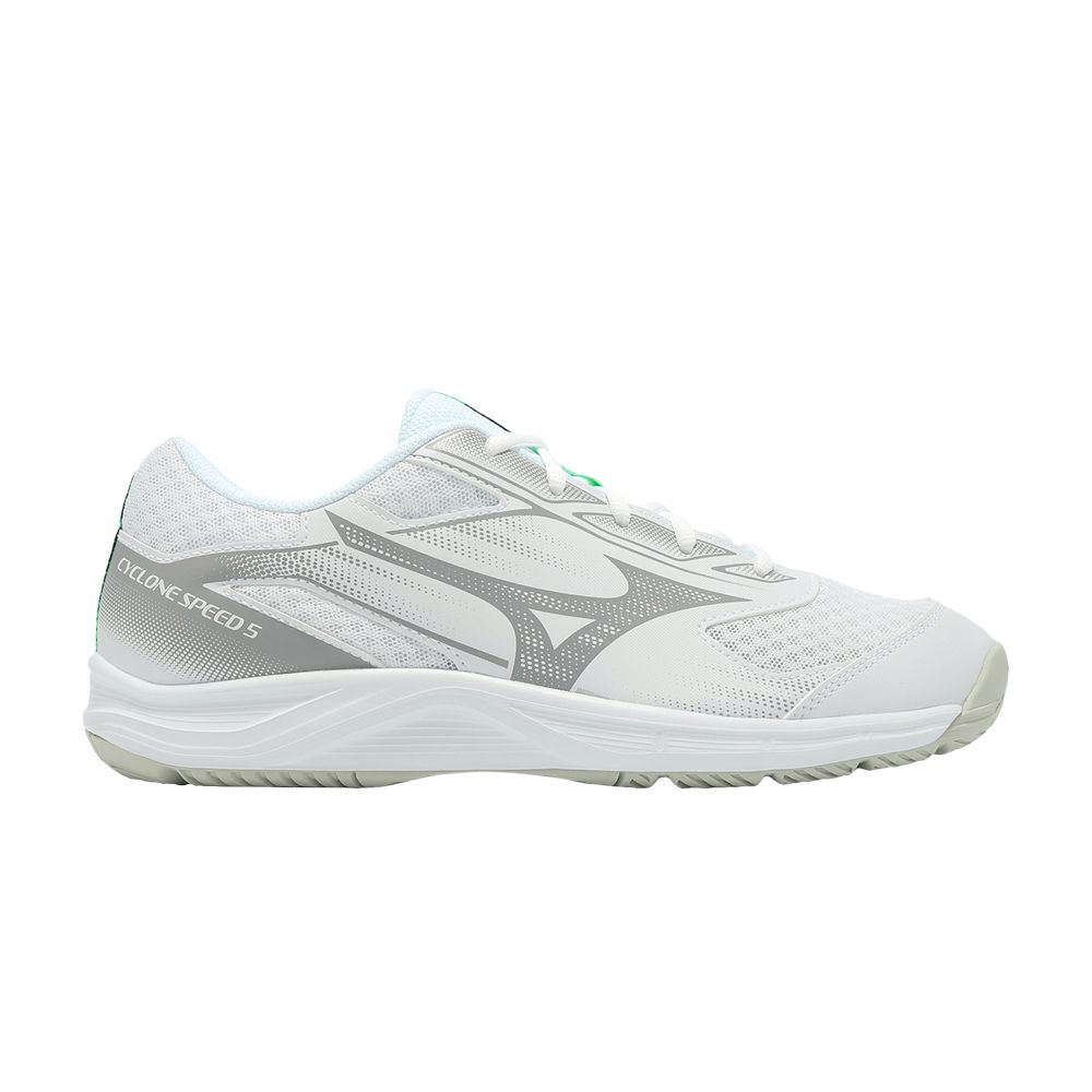 Pre-owned Mizuno Cyclone Speed 5 'white Black Frozen Emerald' | Men's Size 7