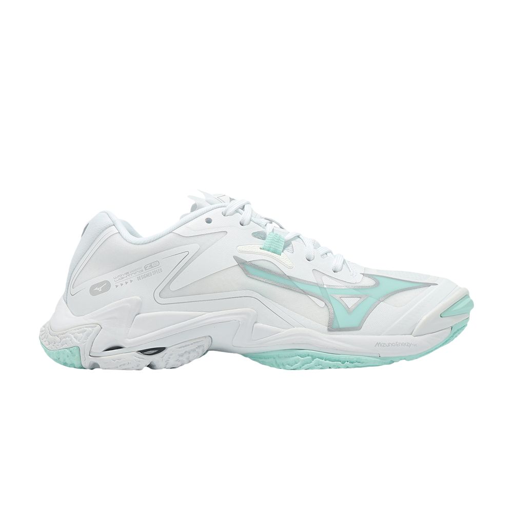 Mizuno Wmns Wave Lightning Z8 'White Blue Tint' | Women's Size 6.5 - V1GC240045