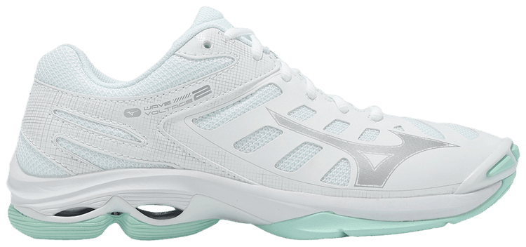 Mizuno Wmns Wave Voltage 2 White Blue Tint