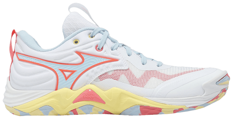 Mizuno Wmns Wave Momentum Elite White Calypso Coral