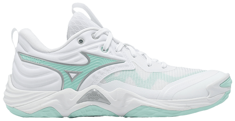 Mizuno Wmns Wave Momentum Elite White Blue Tint